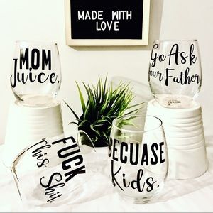 Mother’s Day Wine Glasses